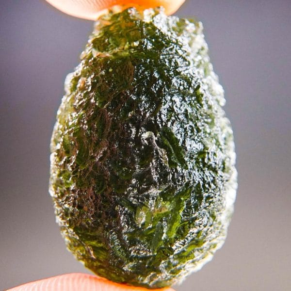 Large Belly Shape Moldavite With Certificate Of Authenticity (11.91grams) 4