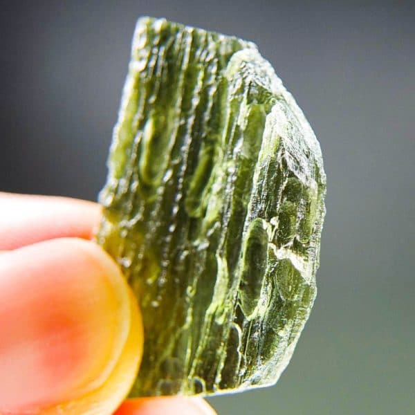 Excellent Shape Moldavite With Certificate Of Authenticity (6.08grams) 4