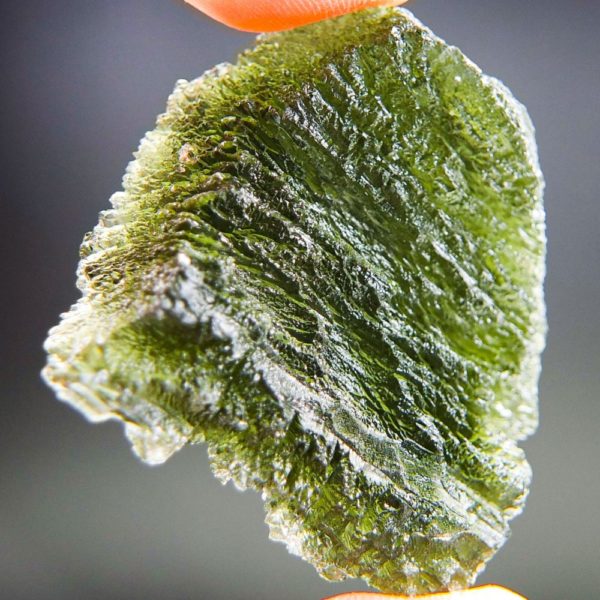 Quality A+/++ Large Bottle Green Moldavite With Certificate Of Authenticity (17.38grams) 4