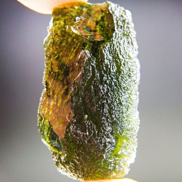 Big Olive Green Moldavite With Certificate Of Authenticity (15.23grams) 4