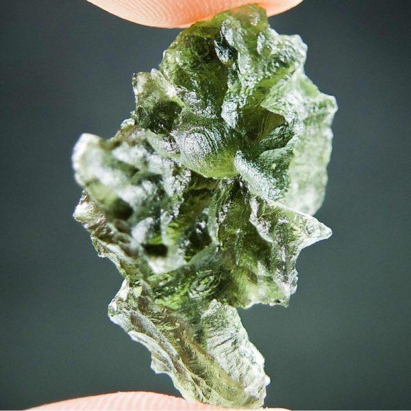 Quality A+ Shiny Moldavite From Besednice With Certificate Of Authenticity (4.02grams) 4