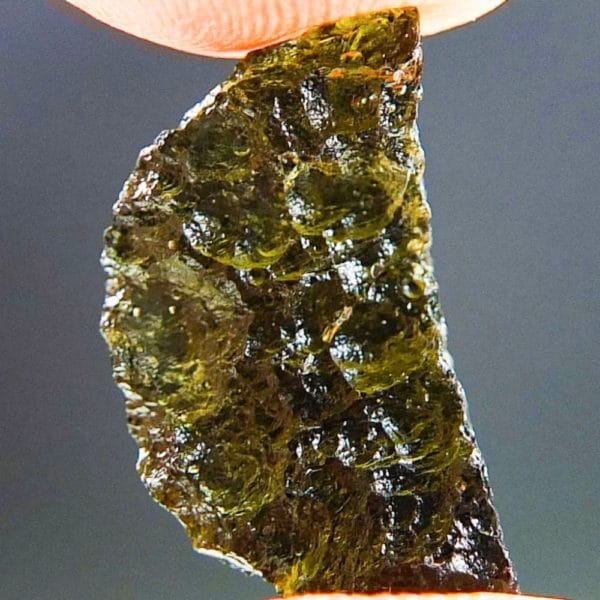Shiny Brown Green Moldavite (1.72grams) 4