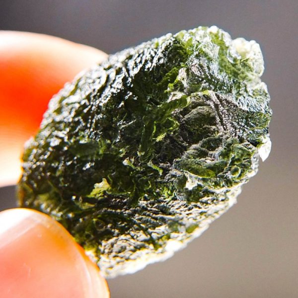 Large Belly Shape Moldavite With Certificate Of Authenticity (11.91grams) 5