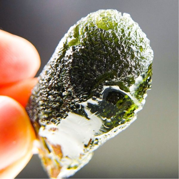 Big Olive Green Moldavite With Certificate Of Authenticity (15.23grams) 5