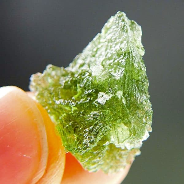 Vibrant Green Natural Piece Moldavite (2.92grams) 5