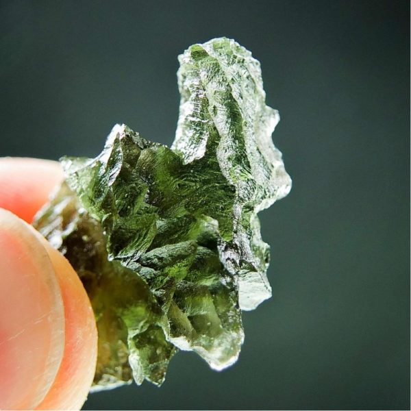 Quality A+ Shiny Moldavite From Besednice With Certificate Of Authenticity (4.02grams) 6