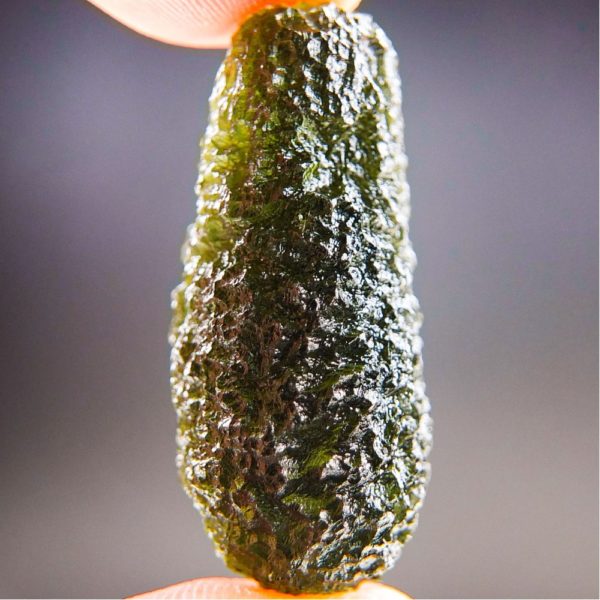 Quality A+ Big Shiny Moldavite With Certificate Of Authenticity (10.9grams) 3