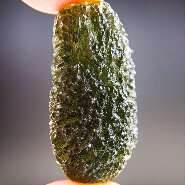 Quality A+ Big Shiny Moldavite With Certificate Of Authenticity (10.9grams) 4