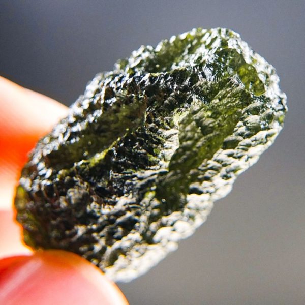 Quality A+ Big Shiny Moldavite With Certificate Of Authenticity (10.9grams) 5