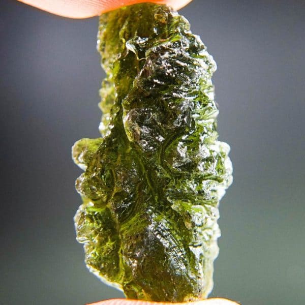 abrasion moldavite with certificate of authenticity (5.28grams) 2