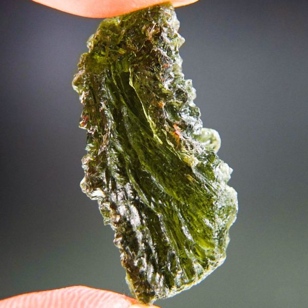abrasion moldavite with certificate of authenticity (5.28grams) 4