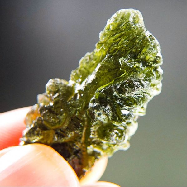 abrasion moldavite with certificate of authenticity (5.28grams) 5