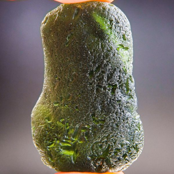large light abrasion moldavite with certificate of authenticity (27.8grams) 1