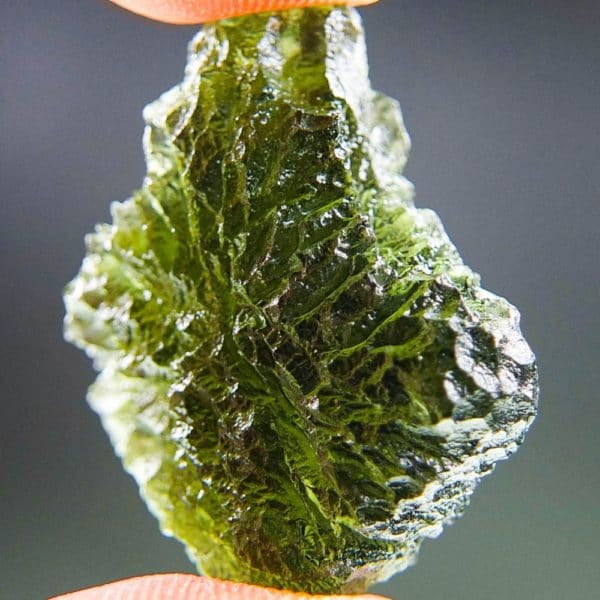 Quality A+++ Beautiful Shape Moldavite With Certificate Of Authenticity (6.93grams) 2
