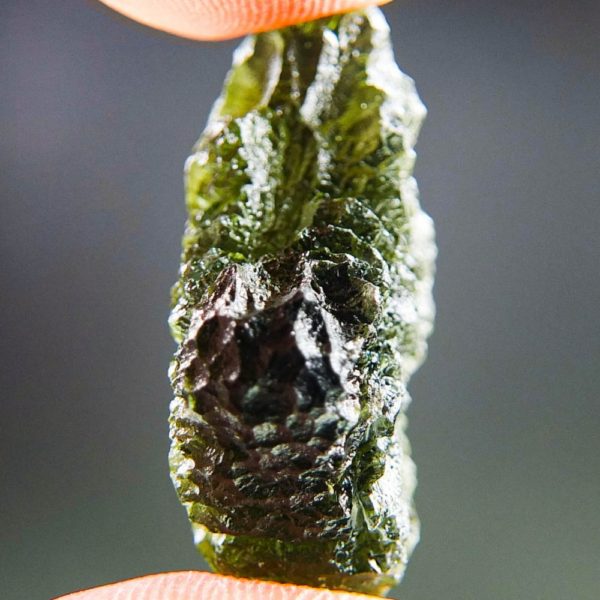 Quality A+++ Beautiful Shape Moldavite With Certificate Of Authenticity (6.93grams) 3
