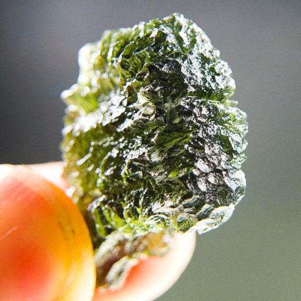 Quality A+++ Beautiful Shape Moldavite With Certificate Of Authenticity (6.93grams) 5