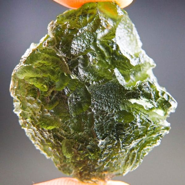 quality a+++ bottle green natural rough moldavite with certificate of authenticity (8.8grams) 1