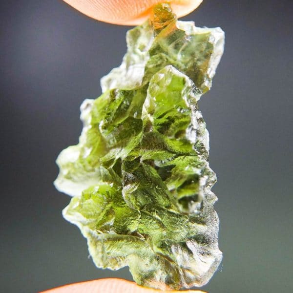 Quality A+++ Great Investment Moldavite From Besednice With Certificate Of Authenticity (4.8grams) 2