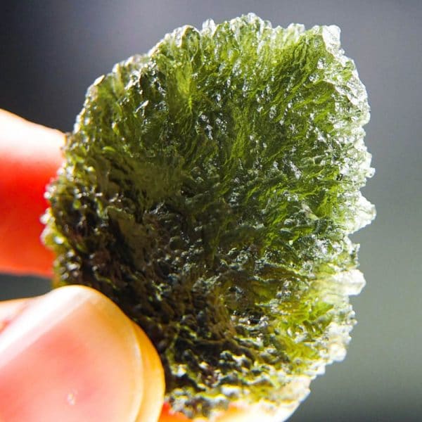 Quality A+++ Large Natural Piece Moldavite From Chlum With Certificate Of Authenticity (14.66grams) 5