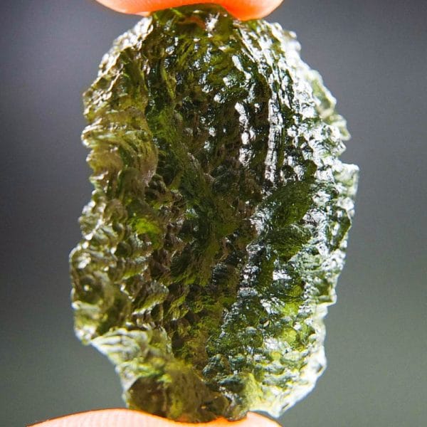 quality a+++ large and shiny moldavite with certificate of authenticity (10.2grams) 1