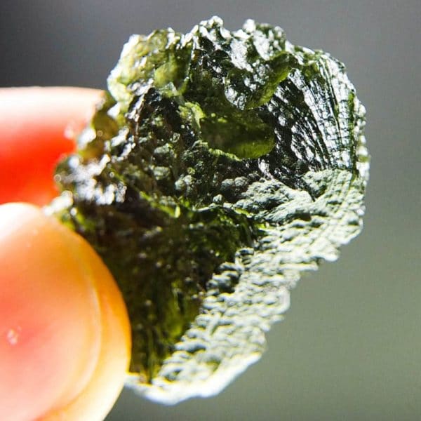 quality a+++ large and shiny moldavite with certificate of authenticity (10.2grams) 5