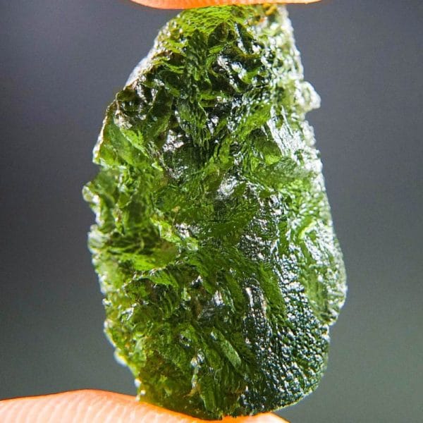 quality a+ rocky moldavite with certificate of authenticity (5.38grams) 1