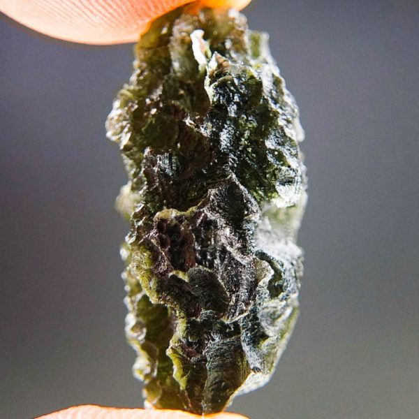 quality a+ rocky moldavite with certificate of authenticity (5.54grams) 3