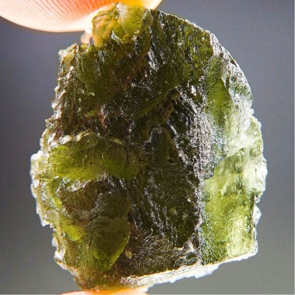 quality a+ rocky moldavite with certificate of authenticity (5.54grams) 4