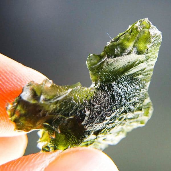 Quality A++ Shiny Beautiful Moldavite With Certificate Of Authenticity (6.15grams) 5