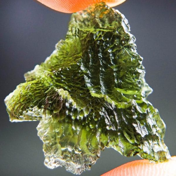 Quality A+++ Shiny Rare Shape Moldavite From South Bohemia With Certificate Of Authenticity (7.15grams) 4