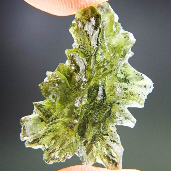 Quality A+++++ Wonderful Moldavite From Besednice With Certificate Of Authenticity (3.65grams) 4