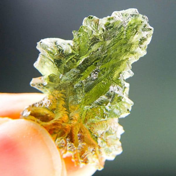 Quality A+++++ Wonderful Moldavite From Besednice With Certificate Of Authenticity (3.65grams) 5