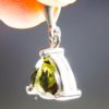 Private: Amazing Triangle Shaped Faceted Moldavite Pendant with Certificate of Authenticity (1.45grams)