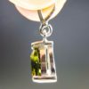 Private: Amazing Triangle Shaped Faceted Moldavite Pendant with Certificate of Authenticity (1.45grams)