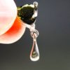Private: Amazing Triangle Shaped Faceted Moldavite Pendant with Certificate of Authenticity (1.45grams)