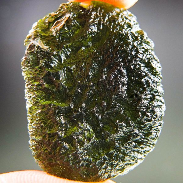 adventurous large moldavite from chlum with certificate of authenticity (12.11grams) 1