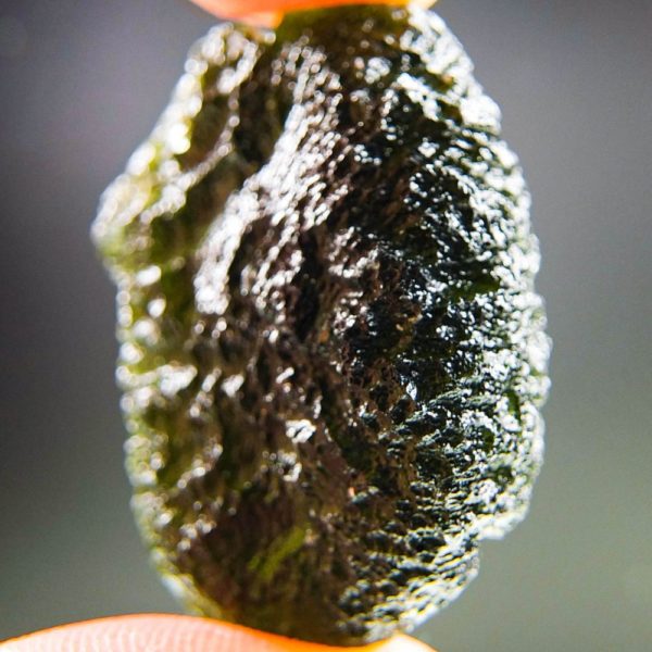 adventurous large moldavite from chlum with certificate of authenticity (12.11grams) 2