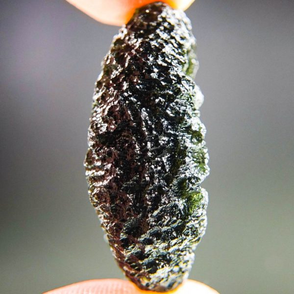 adventurous large moldavite from chlum with certificate of authenticity (12.11grams) 3