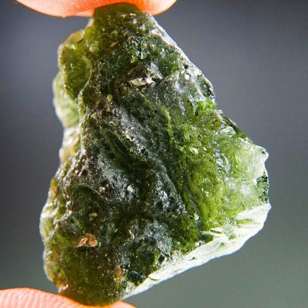 found on field large moldavite with certificate of authenticity (11.43grams) 2
