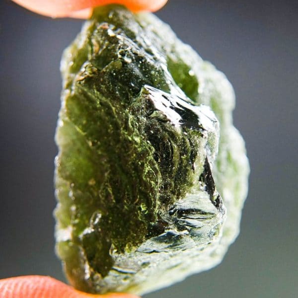 found on field large moldavite with certificate of authenticity (11.43grams) 3