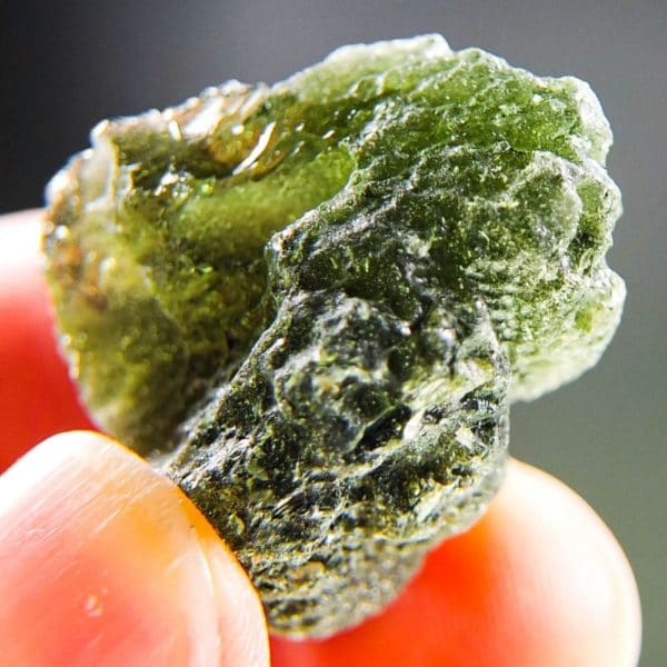 found on field large moldavite with certificate of authenticity (11.43grams) 5