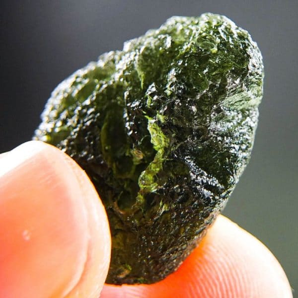 middleweight moldavite from chlum with certificate of authenticity (8.87grams) 5