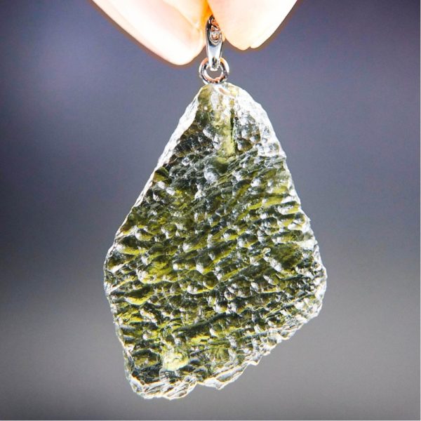 quality a+ beautiful moldavite pendant (6.72grams) 4
