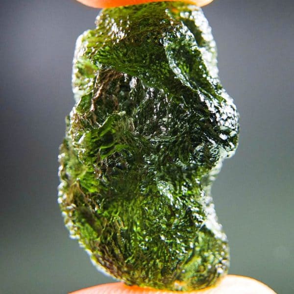 quality a+++ glossy middleweight natural piece moldavite (6.68grams) 1