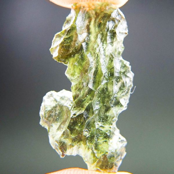 quality a++ magnificent moldavite from besednice with certificate of authenticity (2.15grams) 1