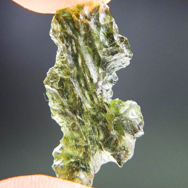 quality a++ magnificent moldavite from besednice with certificate of authenticity (2.15grams) 4