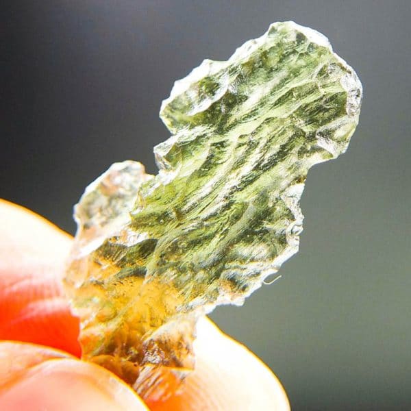 quality a++ magnificent moldavite from besednice with certificate of authenticity (2.15grams) 5