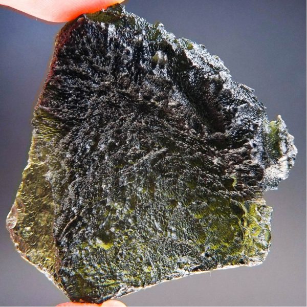 quality a+ open bubble large moldavite with certificate of authenticity (32.07grams) 4