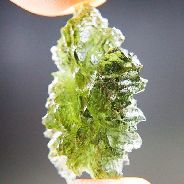 quality a+++ shiny beautiful investment moldavite from besednice with certificate of authenticity (4.72grams) 2
