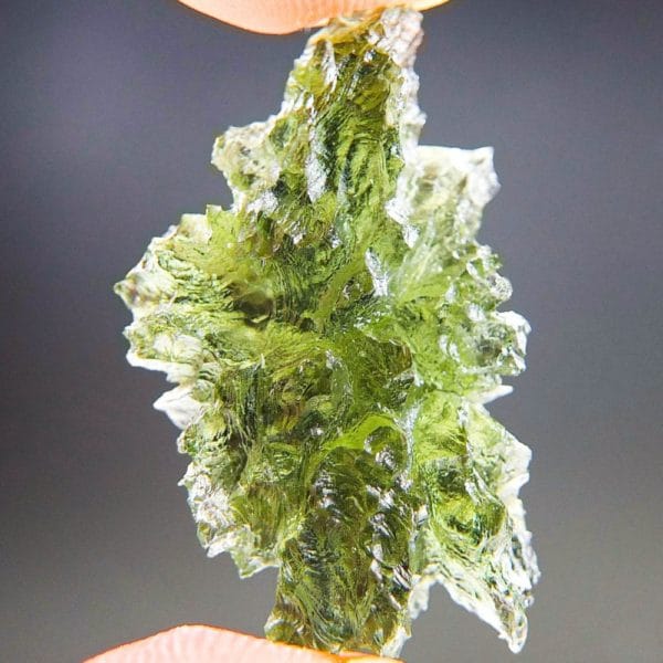 quality a+++ shiny beautiful investment moldavite from besednice with certificate of authenticity (4.72grams) 4